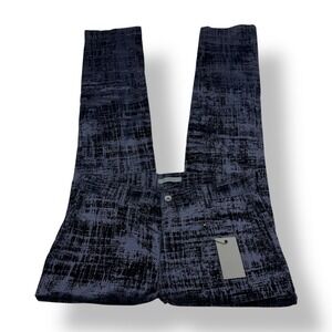 John Varvatos Mens Size 30x33 Navy Textured Pattern Slim Fit Jeans Pants NWT